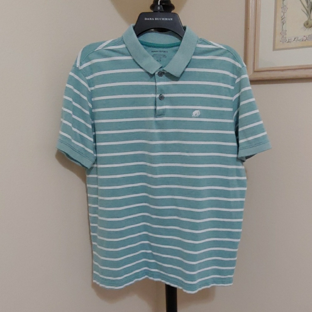 Stripe polo shirt